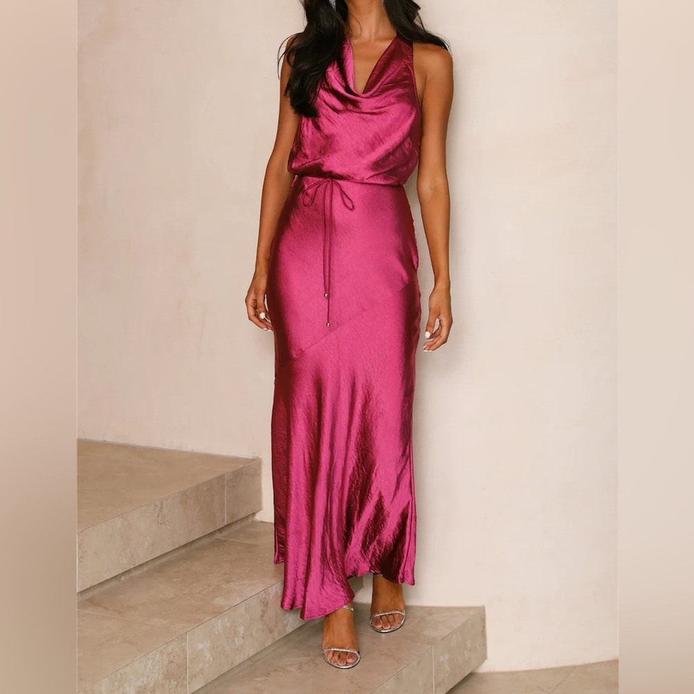 Hello Molly Satin Dress